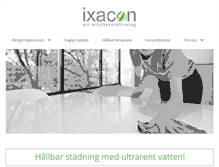 Tablet Screenshot of ixacon.se